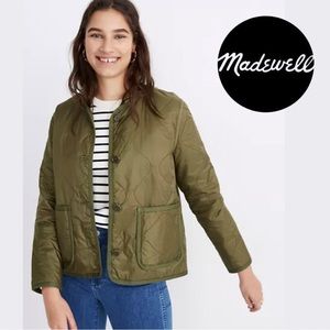 Madewell quilted liner lightweight jacket.